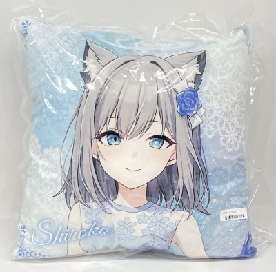 GiGO Vol.1) Platinum Zakka Cushion Blue Archive Shiroko gambar 1