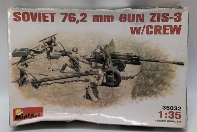 MiniArt 1/35 SOVIET 76,2 mm GUN ZIS-3 w/CREW 35032 imagen 1