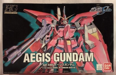 Bandai HG GANDAM SEED 1/144 Mobile Suit Gundam Seed Aegis Gundam 03 图片 1