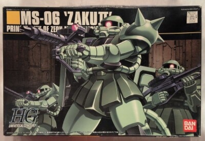 Bandai HGUC 1/144 Mobile Suit Gundam Mass Production Type Zaku 040 imagen 1
