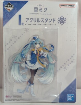 Bandai Spirits Ichiban Kuji Snow Miku SNOW MIKU Second Season I-Prize Snow Miku/2020 Acrylic Stand รูปภาพ 1