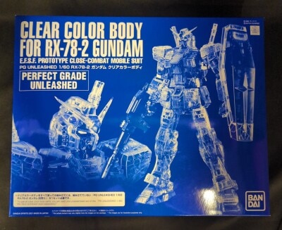 Bandai Spirits PG 1/60 Mobile Suit Gundam RX-78-2 Gundam Clear Color body