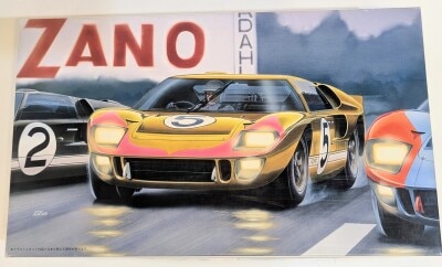 Fujimi 1/24 Historic Racing Car FORD GT40 MarkII 1966 Le Mans 24 Hour Race 3rd 12127 图片 1