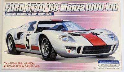 Fujimi Mokei 1/24 Ford GT40 '66 Monza 1000km No.4(GT40P-1026) No.5(GT40P-1010) 12166 图片 1