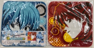 Banpresto - Ichiban Kuji Evangelion New Movie Version LIFE with EVA F-Prize hand towel 2 piece set Asuka and Rei รูปภาพ 1