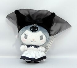FuRyu Kuromi Plush Toy with Wedding Katyusha Headband(Black) hình ảnh 1
