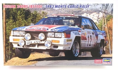 Hasegawa 1/24 LIMITED EDITION Nissan 240RS (BS110) `1983 Monte Carlo Rally` 20727