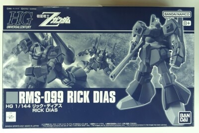 Bandai Spirits HGUC 1/144 Mobile Suit Zeta Gundam Rick Dias / 8+ (indicated)