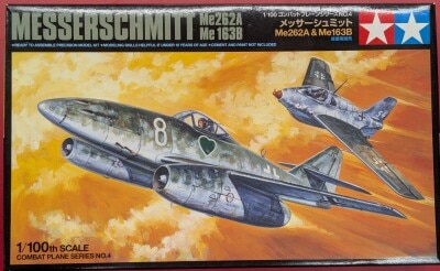 TAMIYA 1/100 Combat Plane series Messerschmitt Me262A and Me163B 4