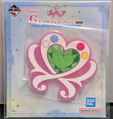 Bandai Spirits Ichiban Kuji Precure Shining Moment G Prize Useful Collection Heart Catch Pretty Cure (PreCure)! (Rubber Coaster)