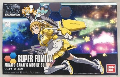 반다이 HG 빌드 파이터즈 1/144 건담 빌드 파이터즈 트라이 슈퍼 후미나 044 이미지 1