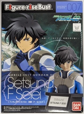 Bandai Figure-Rise Bust Mobile Suit Gundam 00 Setsuna F. Seiei image 1