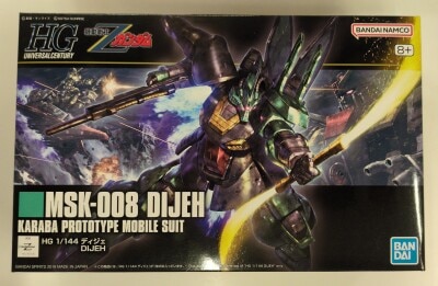 Bandai Spirits HGUC 1/144 Bandai Namco version Mobile Suit Zeta Gundam Dijeh / Bandai Namco version 8+ marking 219