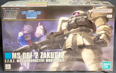 Bandai Spirits HGUC 1/144 Bandai Namco Zaku II F2 Federal Army Specification/8+ Label 107 รูปภาพ 1
