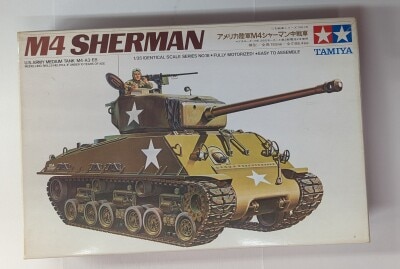 Tamiya 1/35 Tank series America Army M4 Sherman Medium Tank 18 รูปภาพ 1