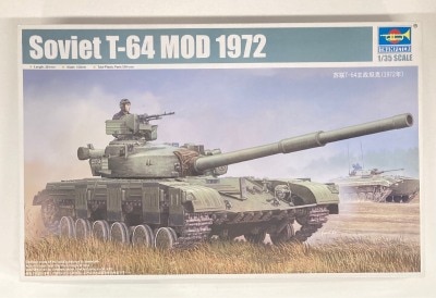 Trumpeter 1/35 Scale Soviet Army T-64 Main Battle Tank Mod.1972 01578