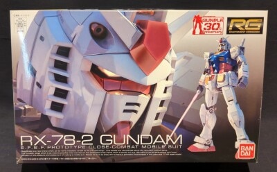 Bandai RG 1/144 Mobile Suit Gundam RX-78-2 Gundam / Gunpla 30th Logo notation 01 รูปภาพ 1