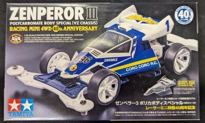 Tamiya Racing Mini 4WD Special Edition Model Zemperer 3 Polycarbonate body Special (VZ chassis) - Racing Mini 4WD 40th Anniversary - 95703