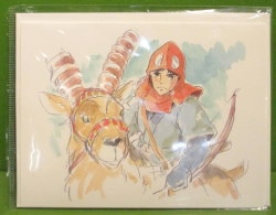 Movic Princess Mononoke greeting card / water color Painting series 画像 1