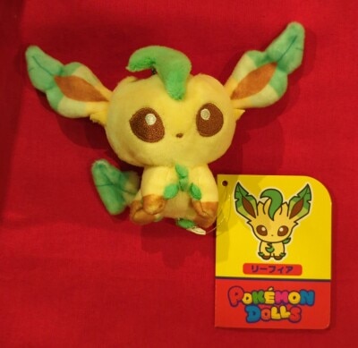 Pokemon Mochiri Mascot Pokemon Dolls Pocket Monsters Leafeon
