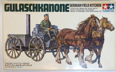 Tamiya 1/35 Military Miniature No.103 German Field Kitchen set 35103 image 1