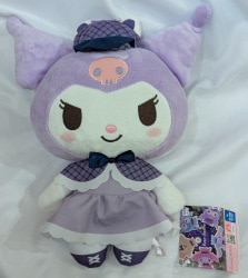 Furyu Neko Neko Detective Big Plush Stuffed Toy My Melody Kuromi Kuromi image 1