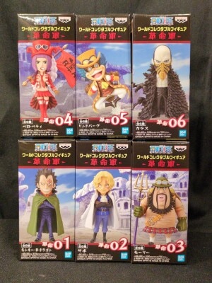 BANDAI SPIRITS WCF One Piece Revolutionary Army Complete 6 Type Set 画像 1