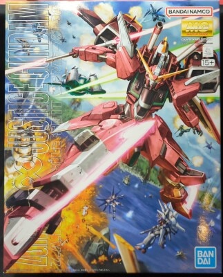 BANDAI SPIRITS MG 1/100 Bandai Namco version Infinite Justice Gundam / + notation gambar 1
