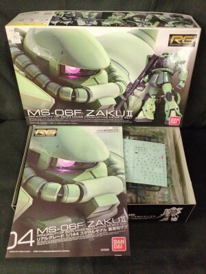 Bandai RG 1/144 Mobile Suit Gundam Mass Production Type Zaku 04