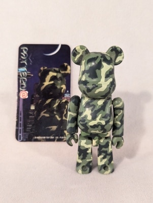 MEDICOMTOY BE@RBRICK PATTERN Camouflage 100% series 2