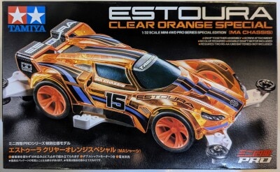 Yamiya Mini 4WD Pro Special Edition Model Estura Clear Orange Special (MA chassis) 18659