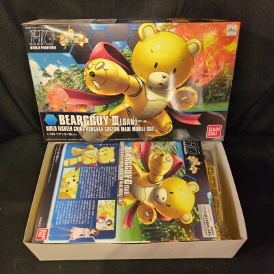 Bandai HG BUILD FIGHTERS 1/144 Gundam Build Fighters Beargguy III (San) 005