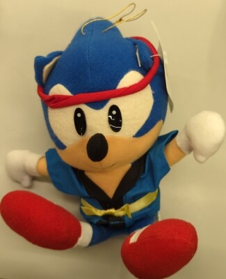 Sega Enterprises stuffed Plush Stuffed Toy Sonic ritual sitting image 1