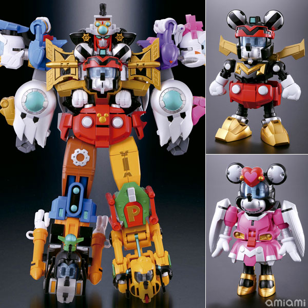 Bandai [초회특전 포함] 초합금 초 합체 킹로보 미키 & 프렌즈