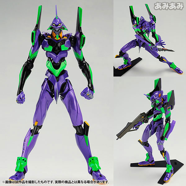 Kaiyodo Revoltech Yamaguchi No.67 EVA-01 TEST TYPE Ver.2.0 from "Evangelion: 2.0 You Can [Not] Advance" Bild 1