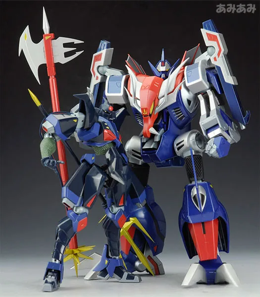 Bandai Soul of Chogokin - GX-56 Ninja Senshi Tobikage: Zerokage and Bakuryuu image 1