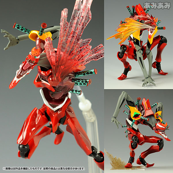 Kaiyodo [w/First Press Bonus] Revoltech Yamaguchi No.90 EVA-02 Production Type Beast 2nd Mode [The Beast] From "Evangelion: 2.9 You Can (not) Advance" imagen 1