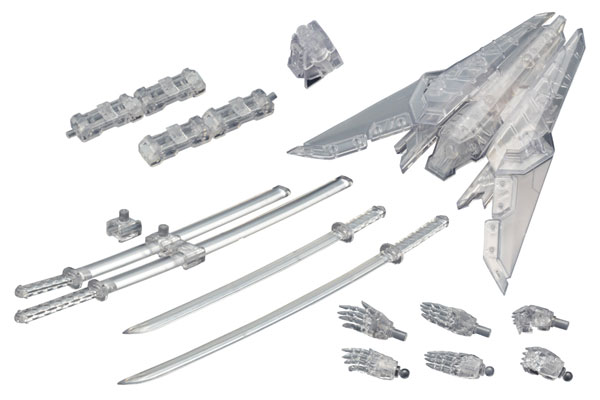 Kotobukiya M.S.G Modeling Support Goods - Weapon Unit Assortment 02 Sharp Set Clear Ver.