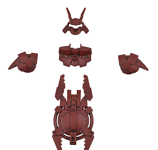 BANDAI SPIRITS 30MM 1/144 근접전투 옵션 아머 [포르타노바용/다크 레드] 프라모델