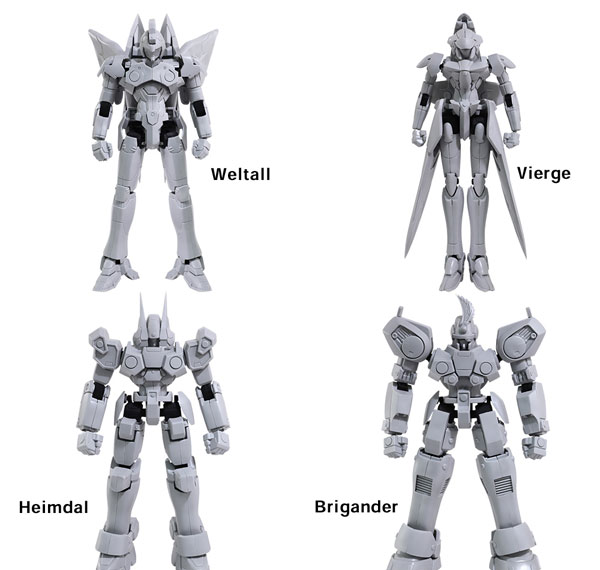 Square Enix Xenogears Structure Arts 1/144 Scale Plastic Model Kit Series Vol.1 All 4Types BOX