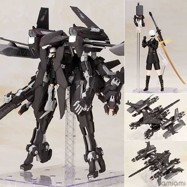 Square Enix NieR:Automata Plastic Model Kit Flying Unit Ho229 Type-S & 9S (YoRHa No.9 Type S)