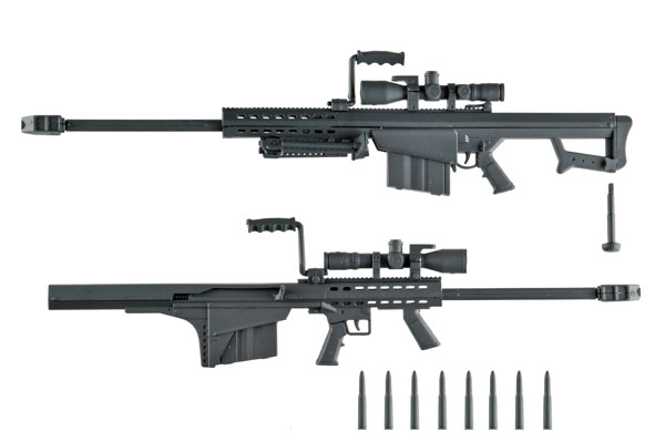 Tomytec Diocom Weapons [DCML03] Sniper Set A Plastic Model image 1