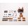 Kotobukiya Hexa Gear Booster Pack 006 [Forklift Type Orange Ver.] 1/24 Kit Block Bild 6