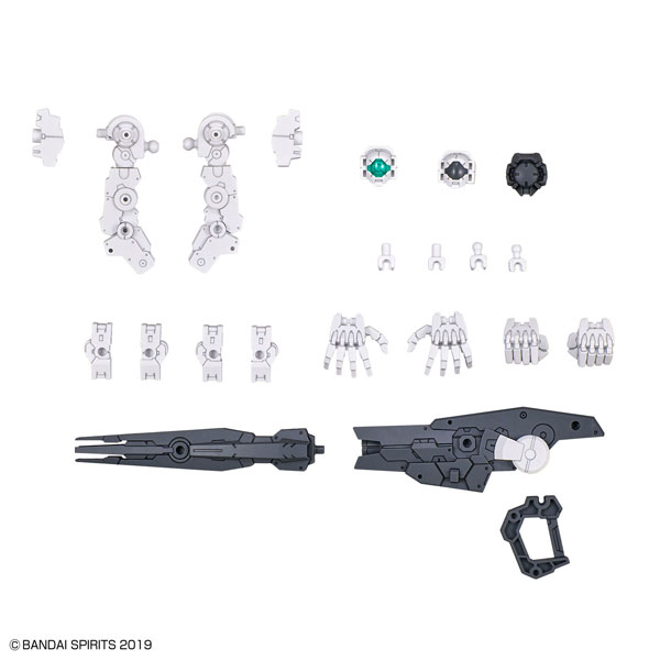 BANDAI SPIRITS 30MM 1/144 Option Part Set 11 (Large Cannon / Arm Unit) Plastic Model Bild 1