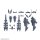 BANDAI SPIRITS 30MM 1/144 Optional Part Set 13 (Leg booster / Wireless Weapon Pack) Plastic Model gambar 3