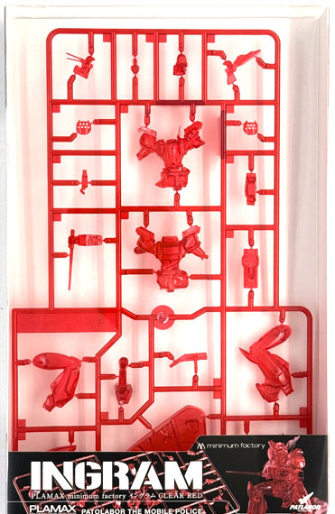 Max Factory PLAMAX minimum factory Mobile Police Patlabor Ingram CLEAR RED Plastic Model (Wonder Festival 2023 [Summer], Goodsmile Online Shop Exclusive)