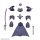 BANDAI SPIRITS 30MF Class Up Armor (Rosan Enchanter) Bild 3