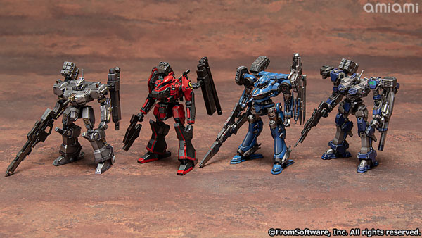 Square Enix Armored Core Structure Arts Non Scale Plastic Model Kit Series Vol.1 All 4 Types BOX