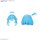 BANDAI SPIRITS 30MS Option Hair Style Part Vol.13 Medium Hair 7 [Blue 2] image 2