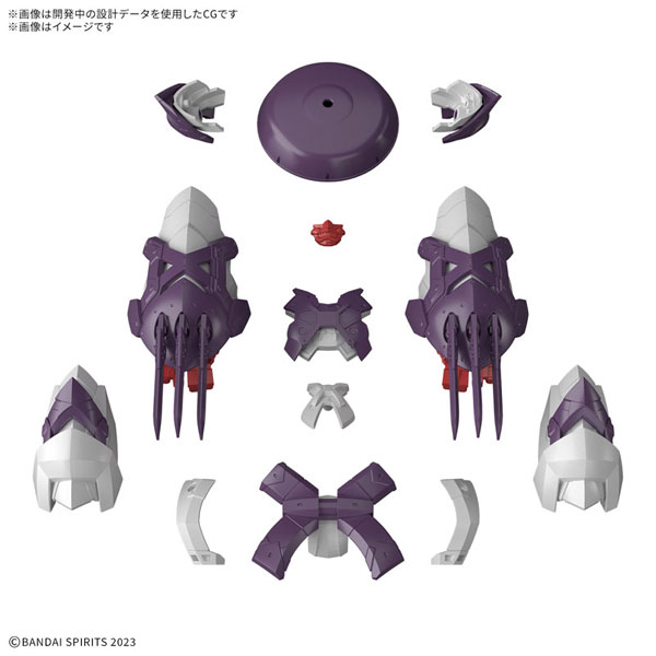 BANDAI SPIRITS 30MF Class Up Armor (Meteoric Ironmonk) Plastic Model